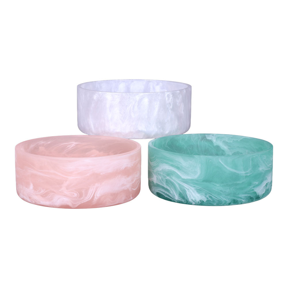 Resin Rose Haven Salad Bowl