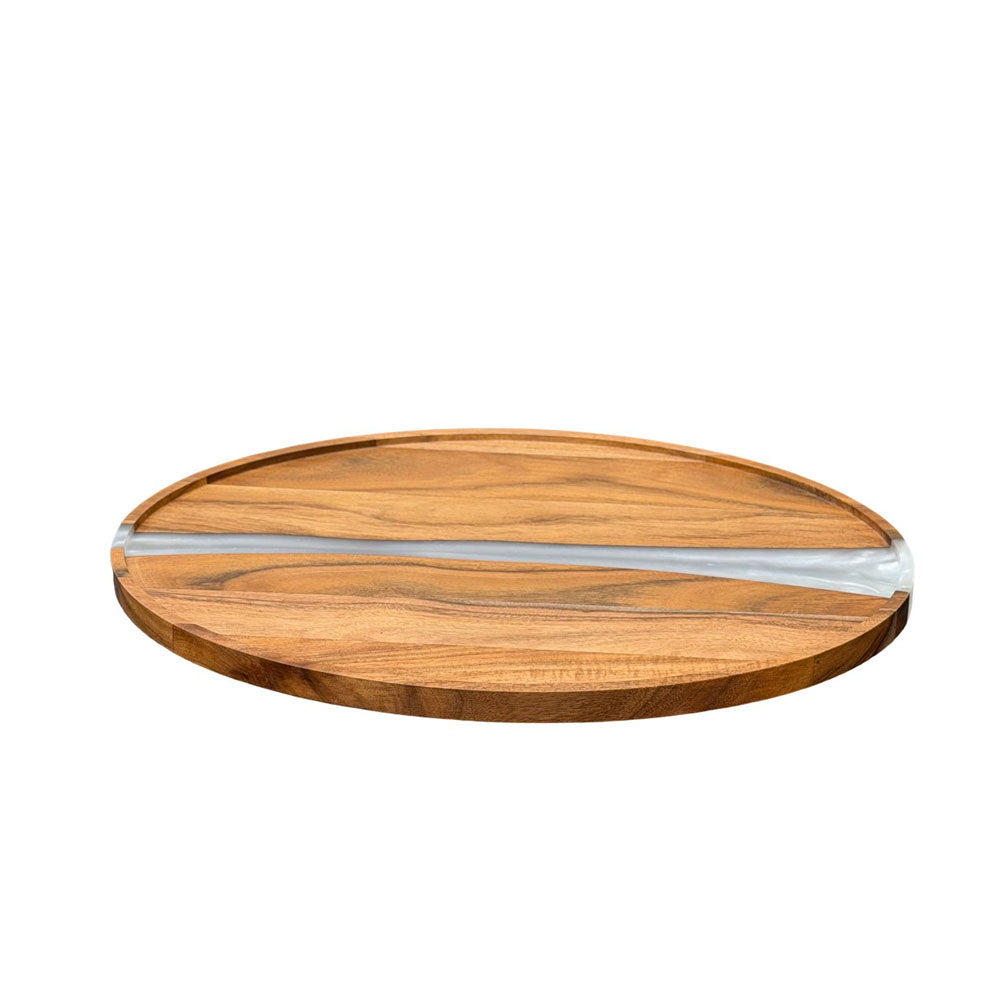 Resin & Wood Challah Board