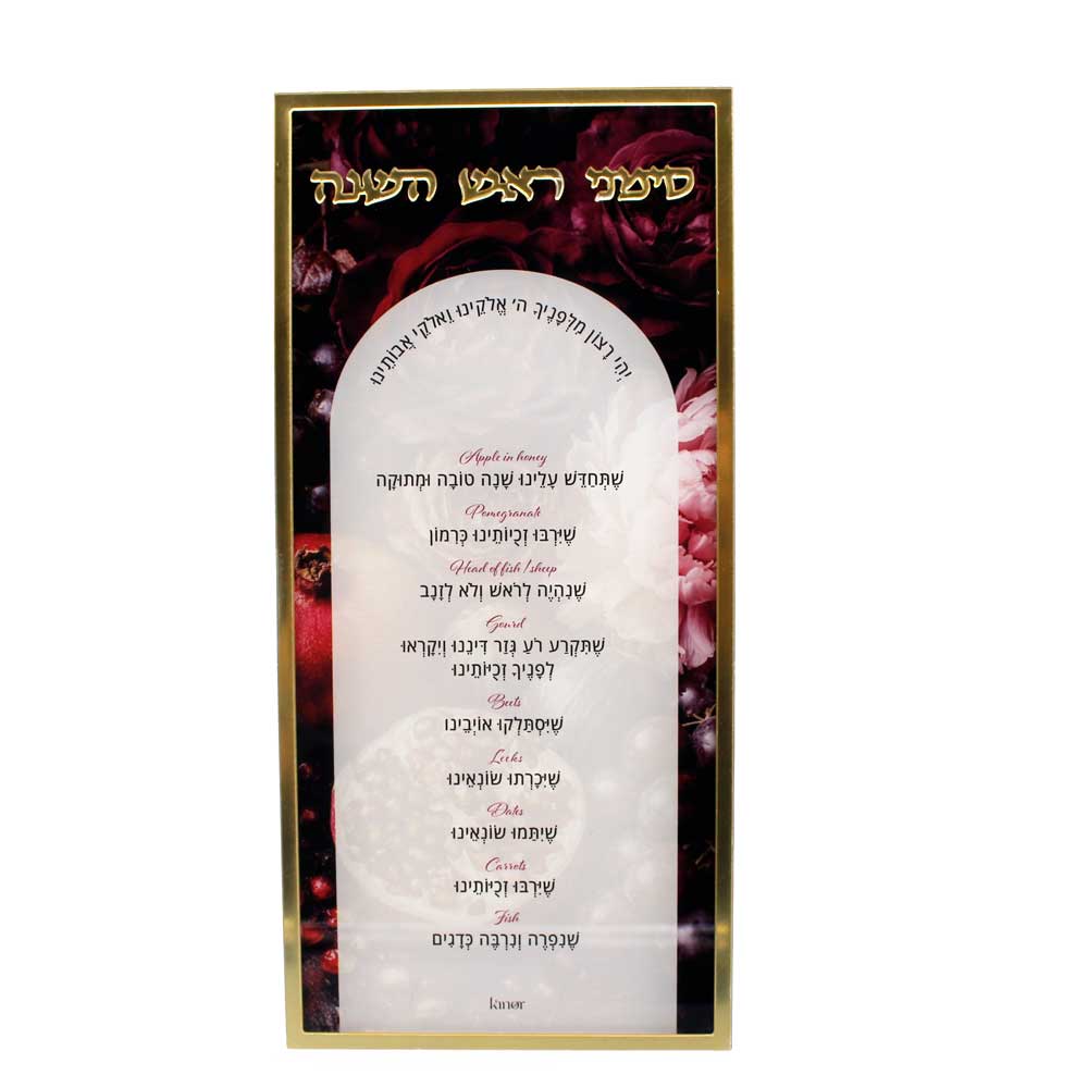 Velvet Orchard Simanim Card Display