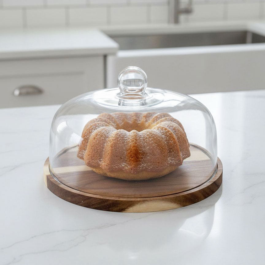 Rustic Wood Cake Dome