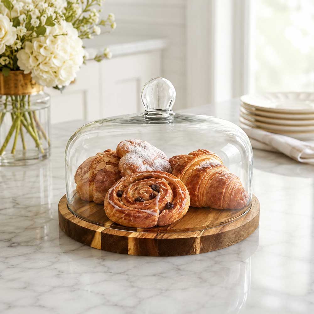 Rustic Wood Cake Dome