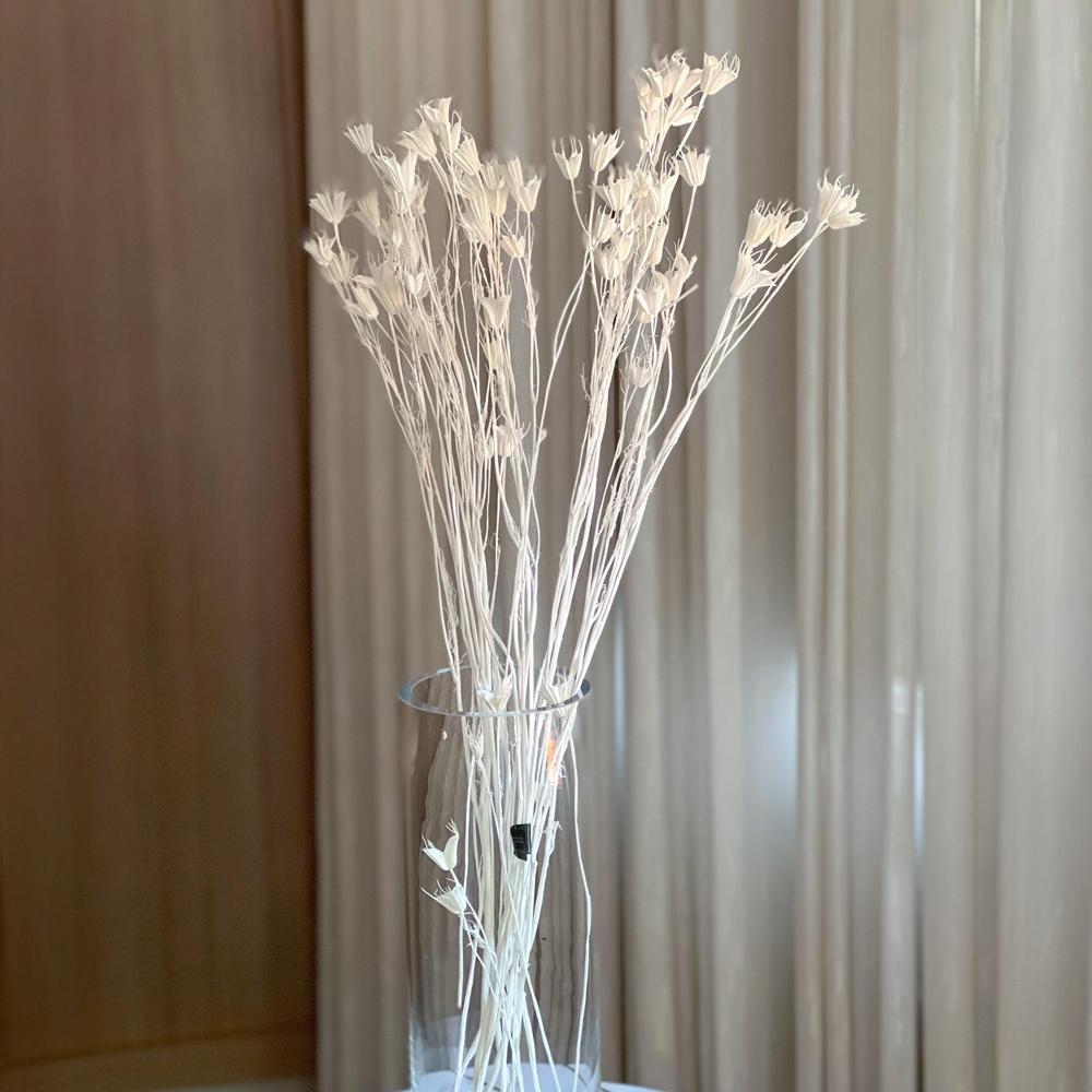 White Octagon Flower