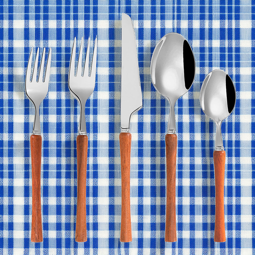 Rosewood Flatware Set