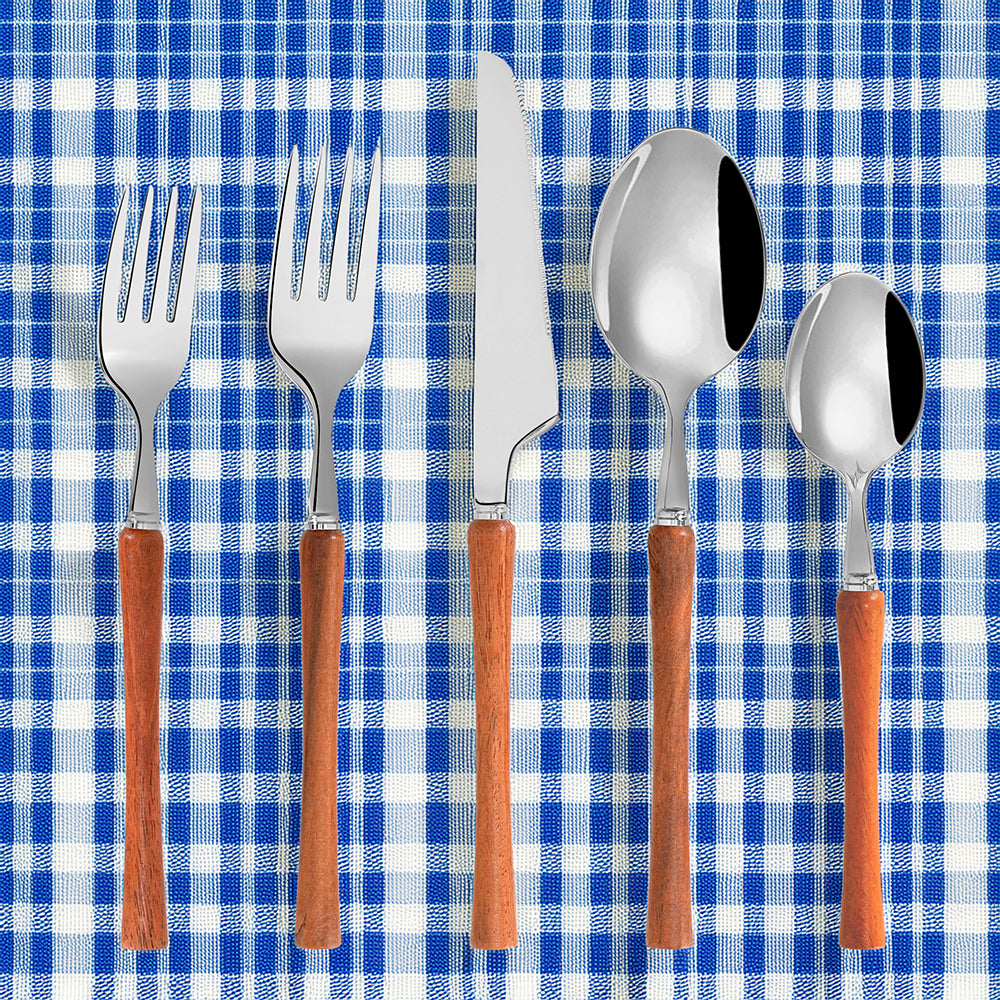 Rosewood Flatware Set