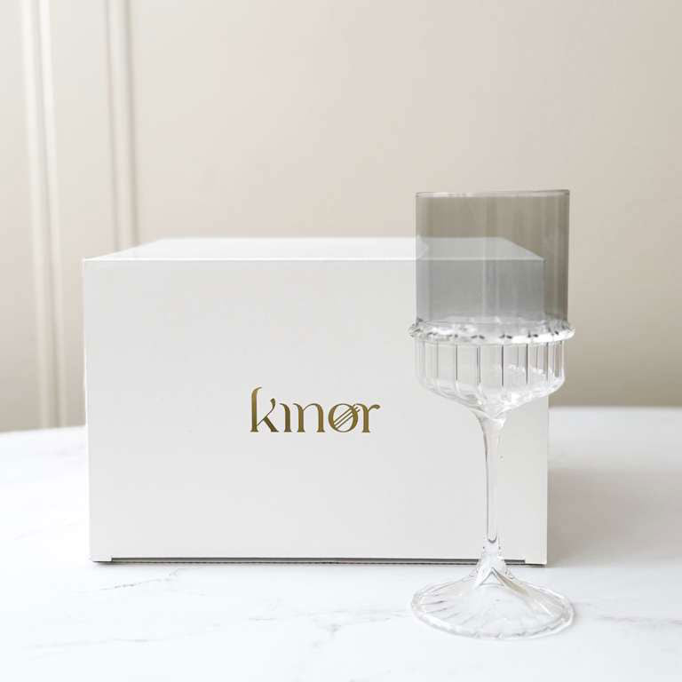 Colored Stem Wine Glasses 6pk
