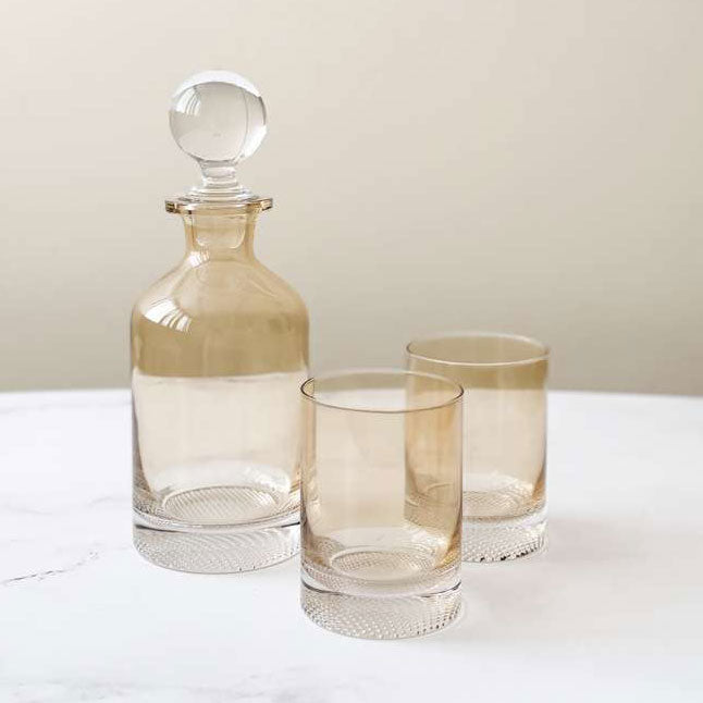 Stained Glass Decanter Set