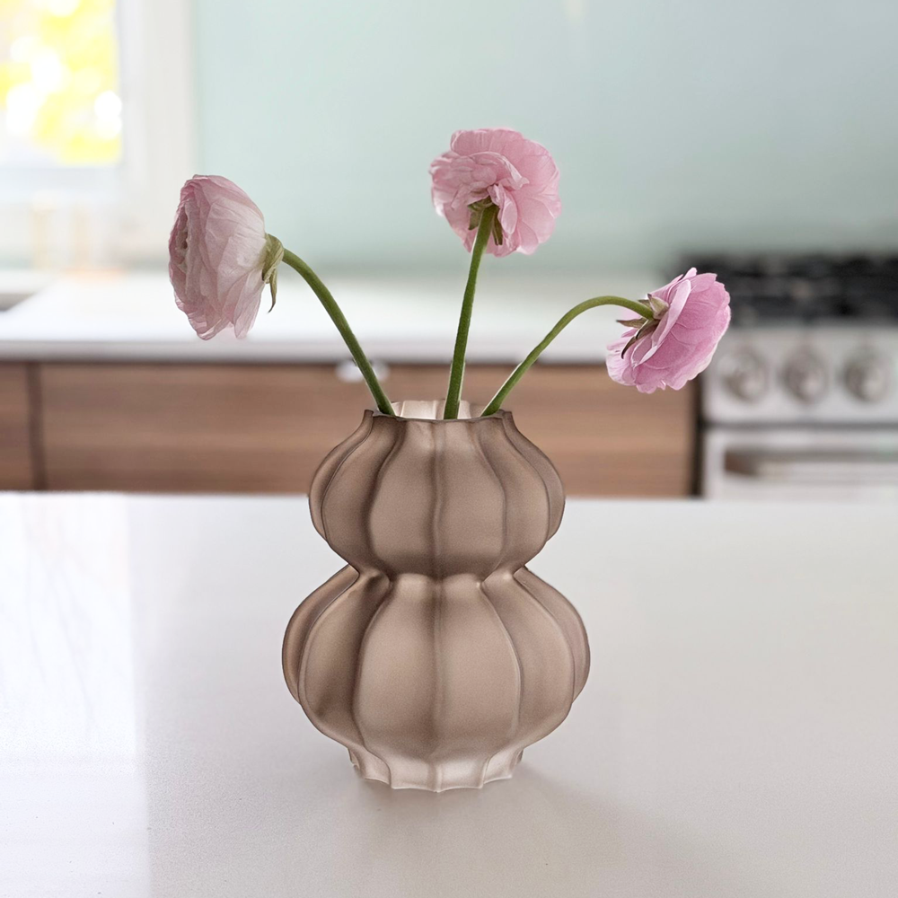 Frosted Double Gourd Vase