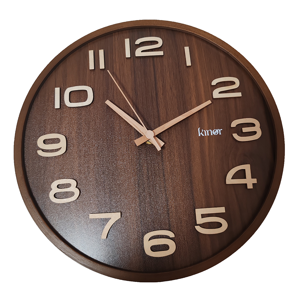 Wood Look Wall Clock