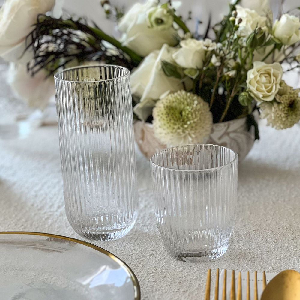 Short Crystal Glasses 6pk