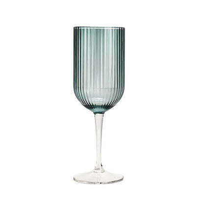 Luxe Ribbed Stem Wine Glasses 6pk