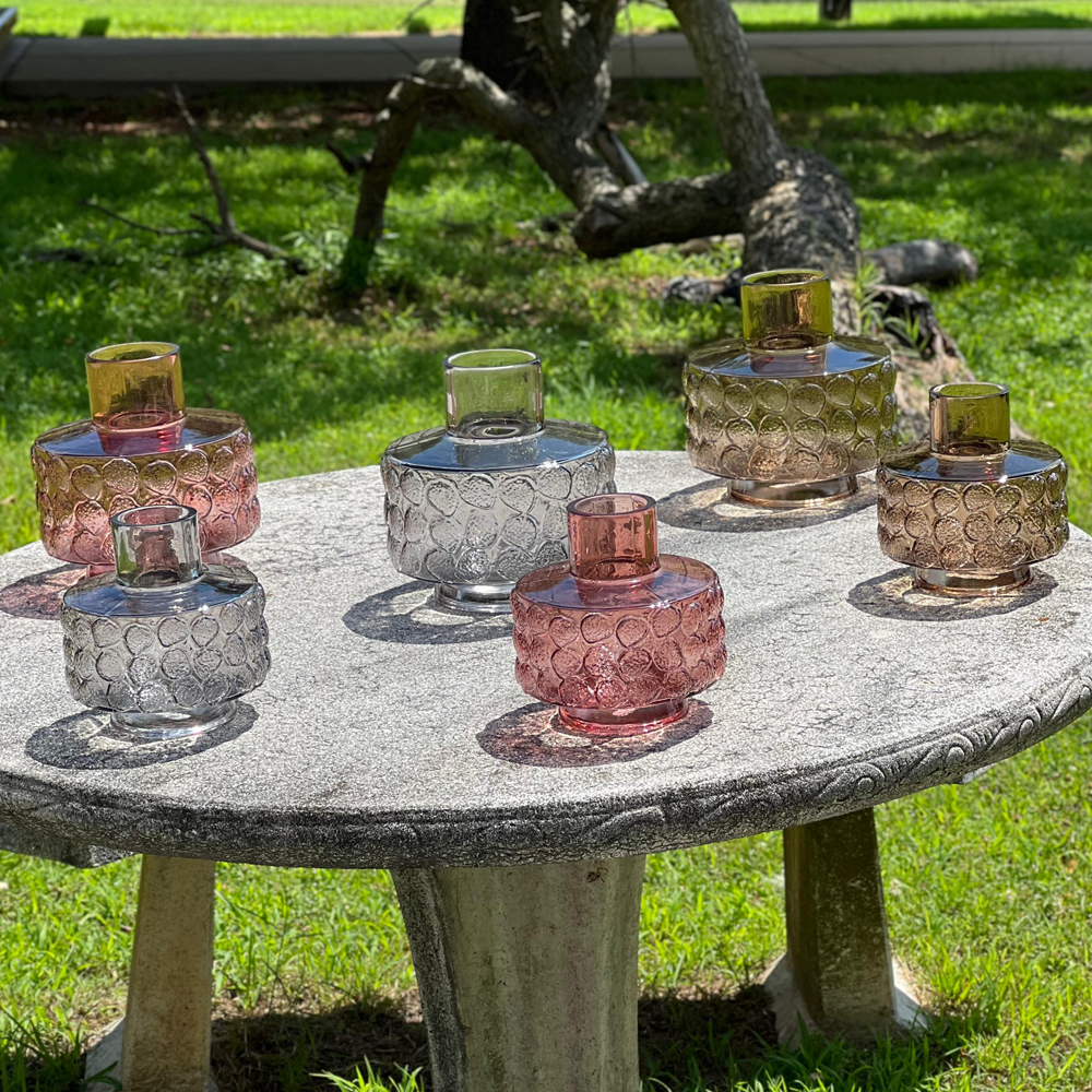 Short Neck Vase With Strawberry Pattern