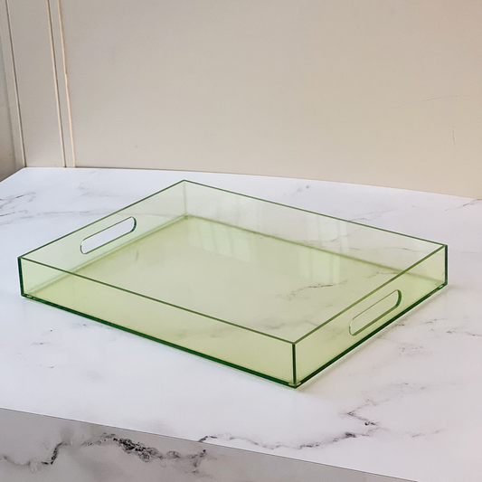 Colored Lucite Tray