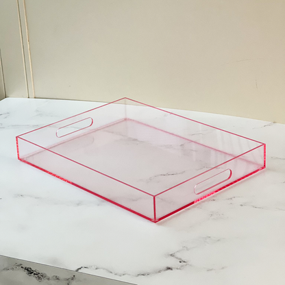 Colored Lucite Tray