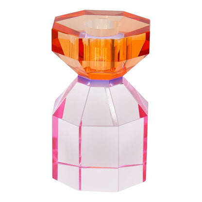 Colorful Crystal Single Candle Holder