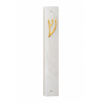Resin Snow Drift Mezuzah Case