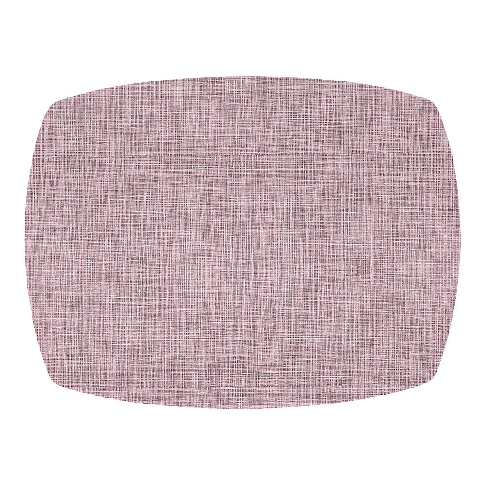 Linen Style Placemat with Rounded Corners