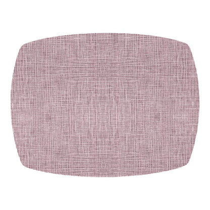 Linen Style Placemat with Rounded Corners