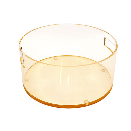 Amber Lucite Wash Bowl