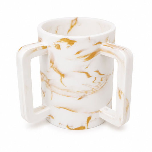 Resin Gold Marble Wash Cup
