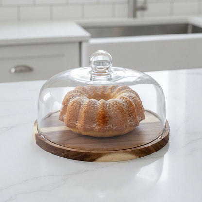 Rustic Wood Cake Dome