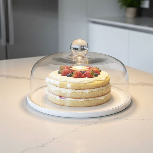 Marble Base Cake Dome