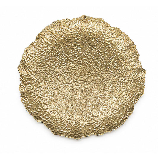 Textured Charger Plates 4pk