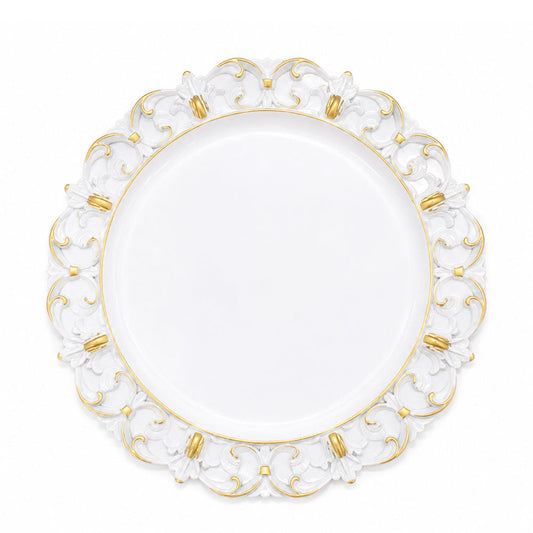 Gold Accent Charger Plates 4pk