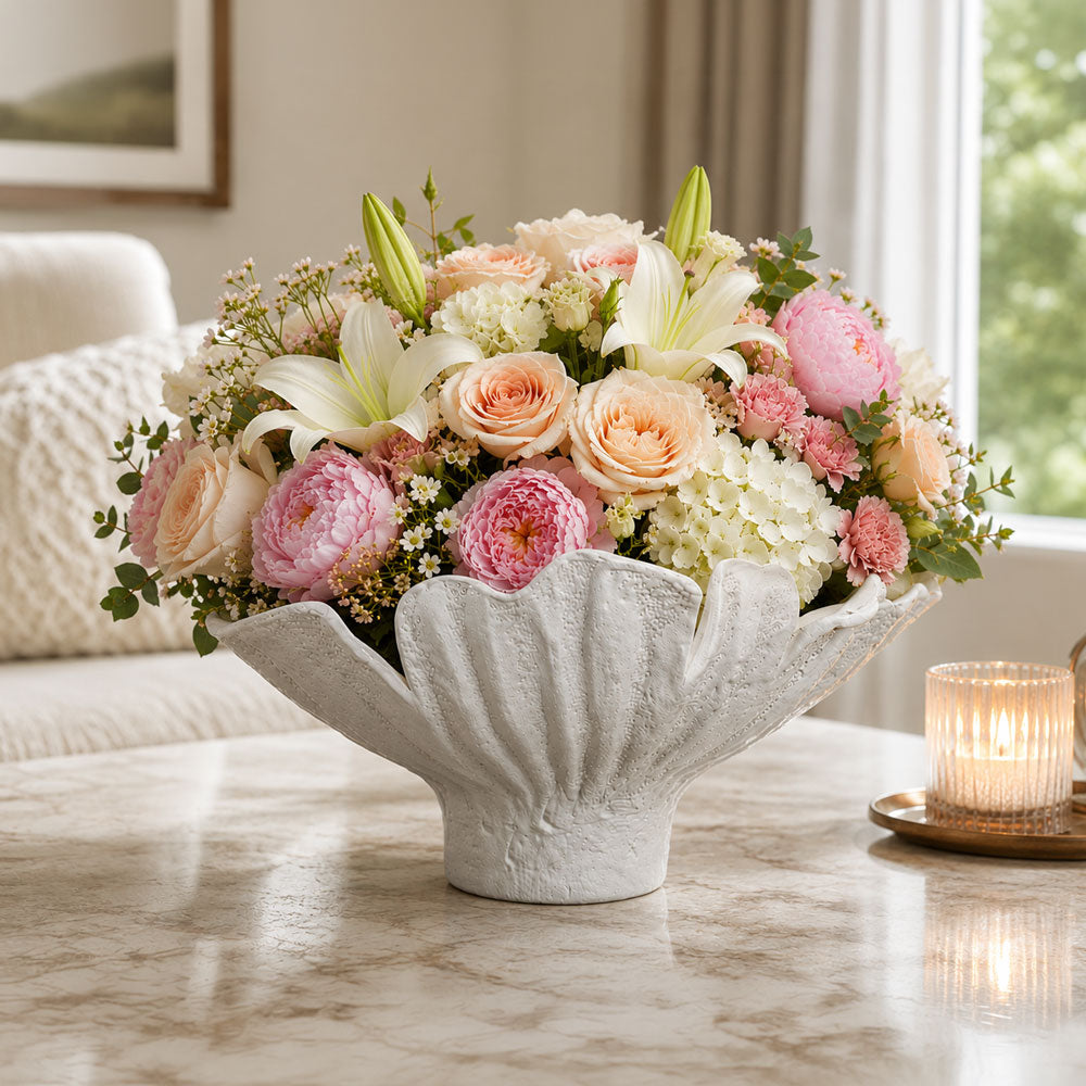 Ceramic Flower Shaped Bowl