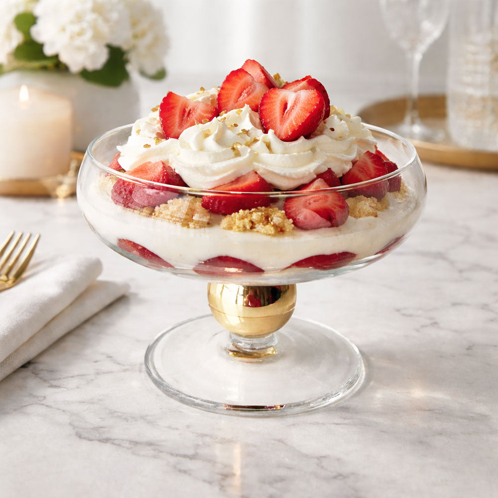 Dessert Dishes on Pedestal 4pk