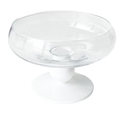 Glass Dessert Bowl on Pedestal 4pk