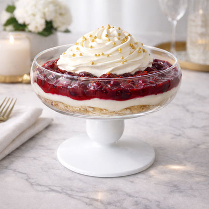 Dessert Dishes on Pedestal 4pk