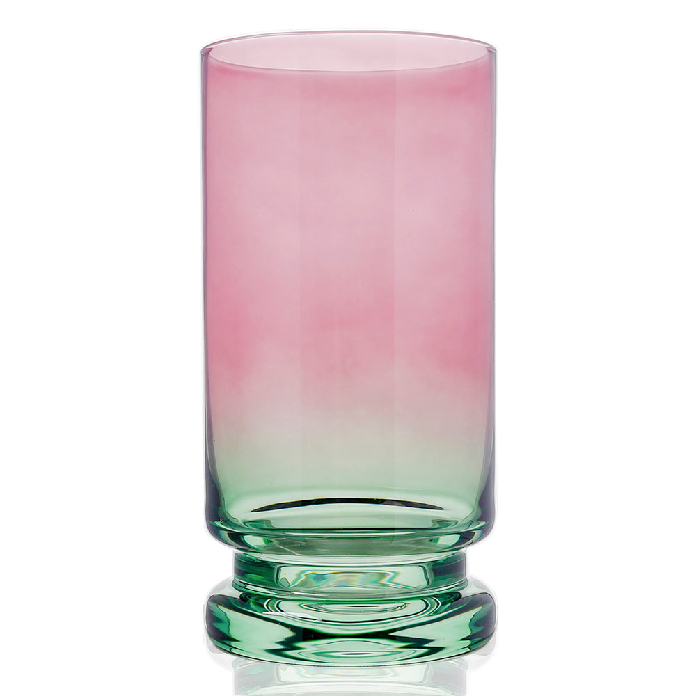 Purple & Green Highball Glasses 6pk