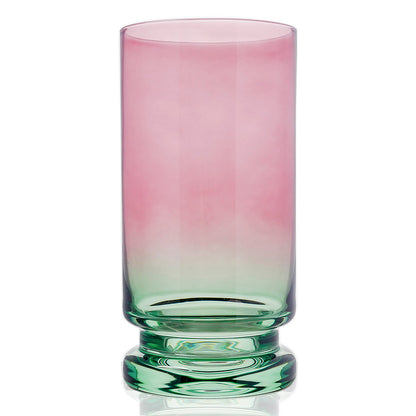 Purple & Green Highball Glasses 6pk