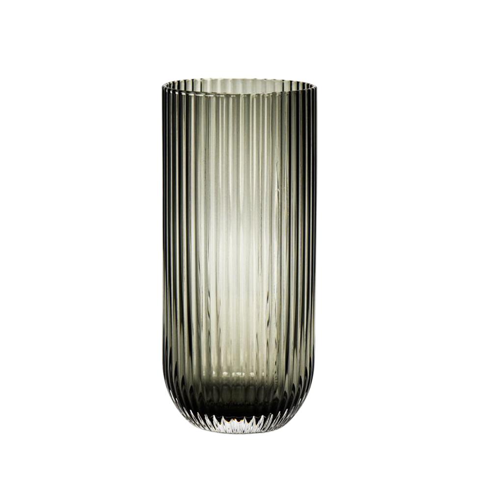 Luxe Ribbed Highball Glasses 6pk