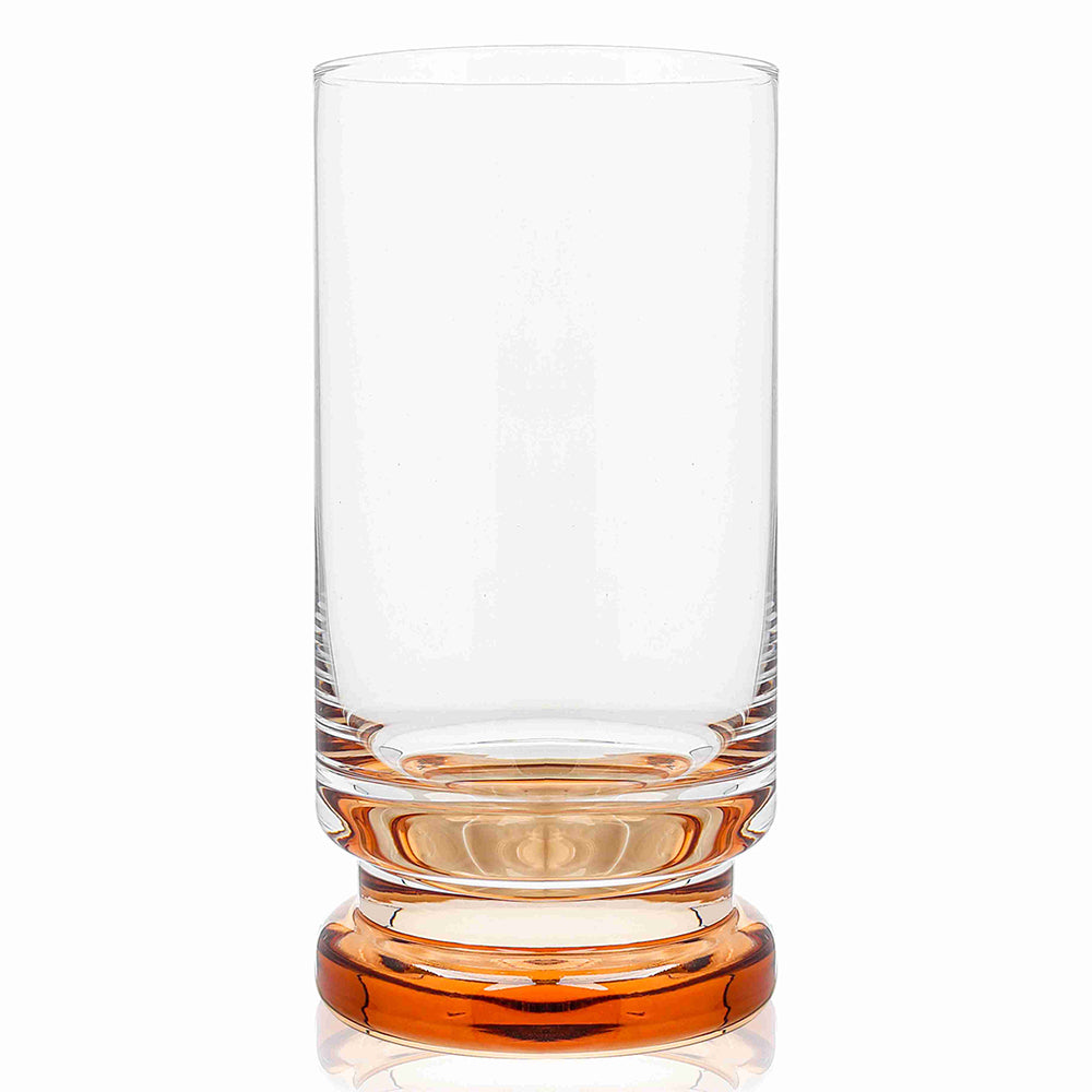 Colored Base Highball Glasses 6pk