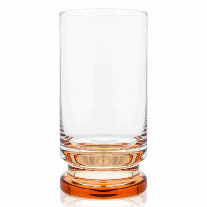 Colored Base Highball Glasses 6pk