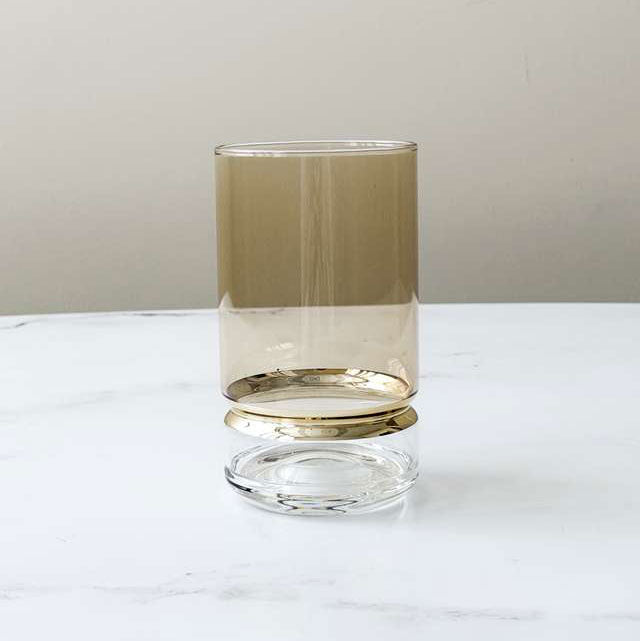 Colored Highball Glasses with Band 6pk