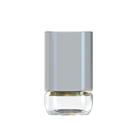 Highball Drinking Glasses with Colored Base 6pk