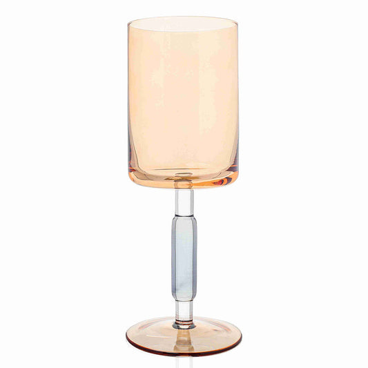 Amber & Smoke Stem Wine Glasses 6pk