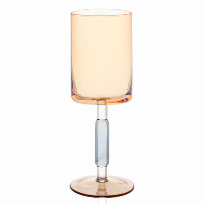 Amber & Smoke Stem Wine Glasses 6pk