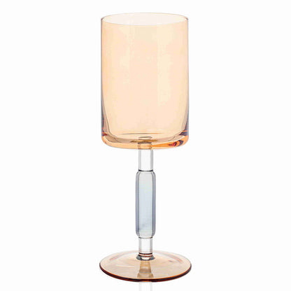 Amber & Smoke Stem Wine Glasses 6pk