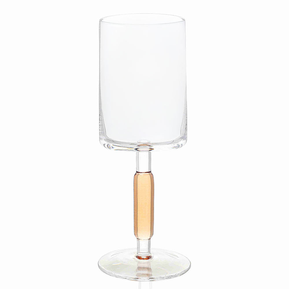 Colored Stem Wine Glasses 6pk