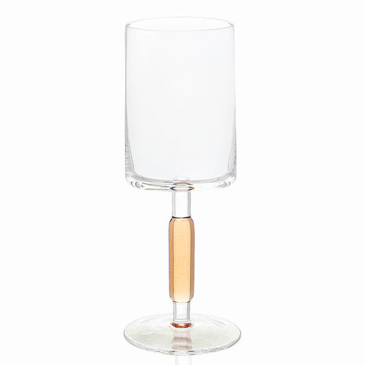 Colored Stem Wine Glasses 6pk