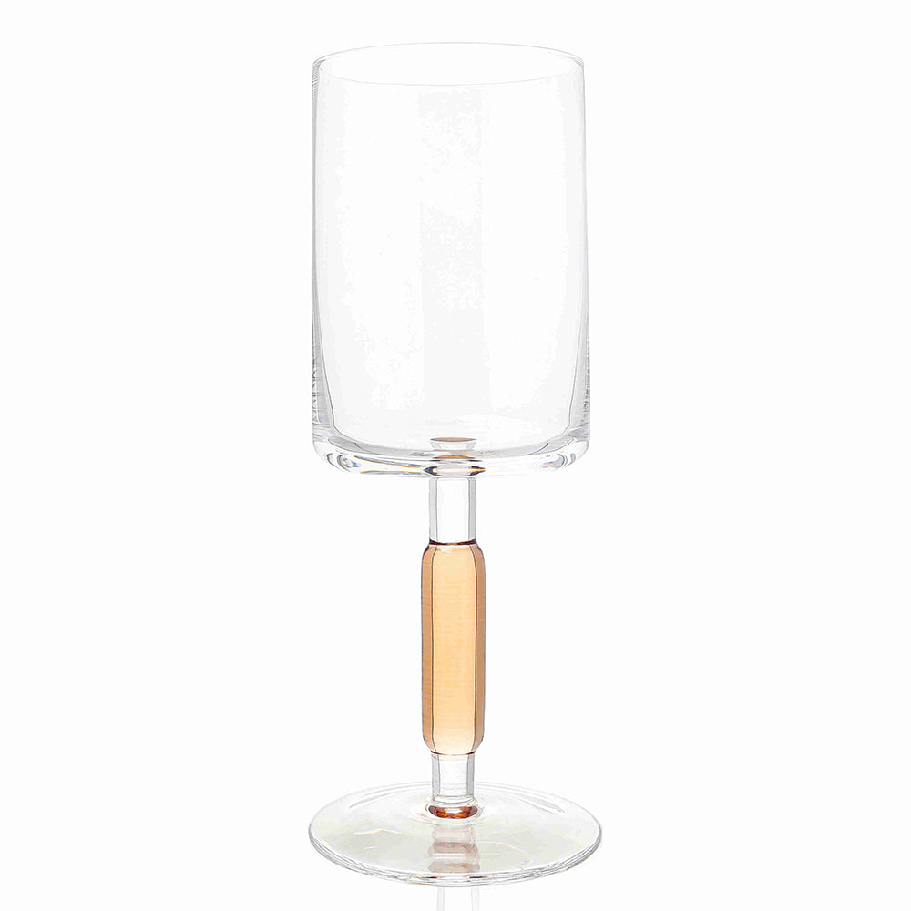 Colored Stem Wine Glasses 6pk