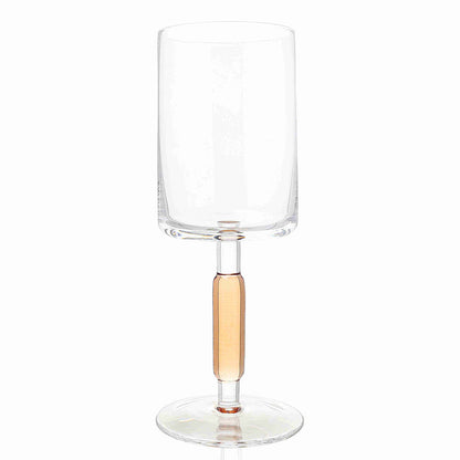 Colored Stem Wine Glasses 6pk