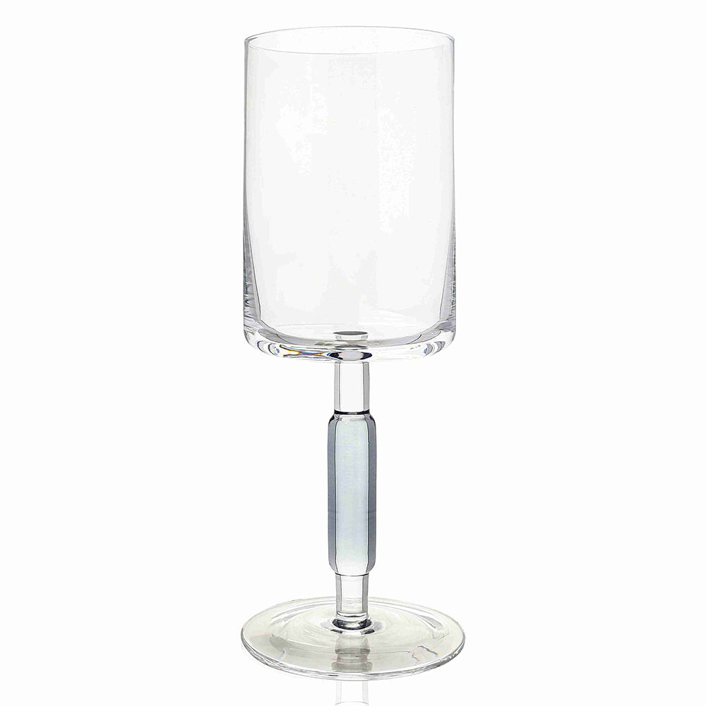 Colored Stem Wine Glasses 6pk