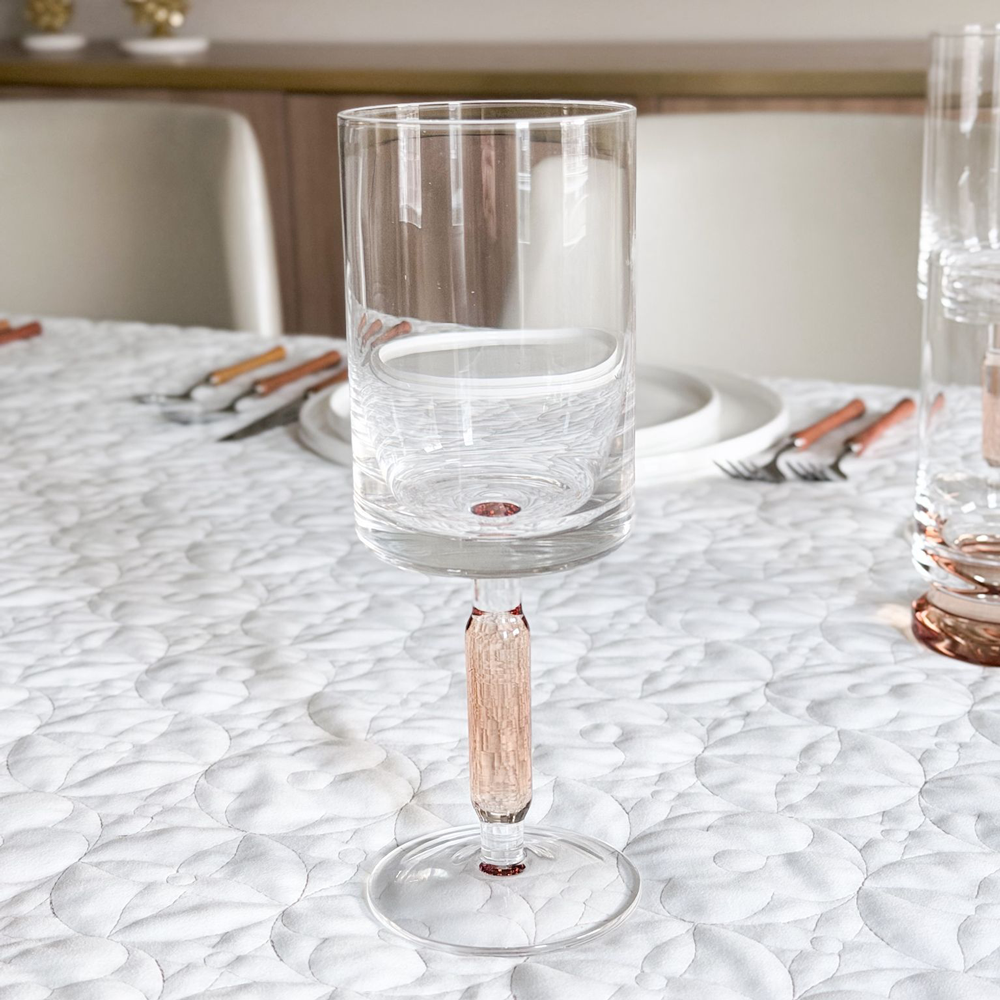 Colored Stem Wine Glasses 6pk