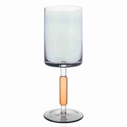 Amber & Smoke Stem Wine Glasses 6pk