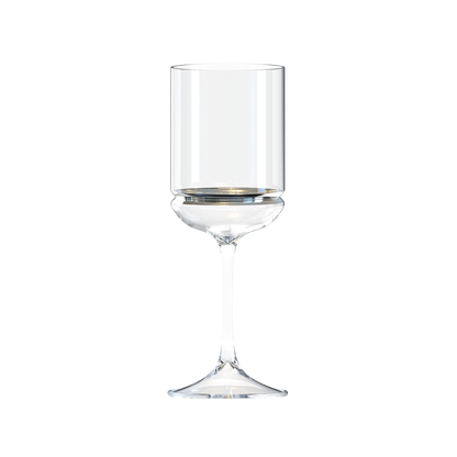 Stem Wine Glasses with Band 6pk