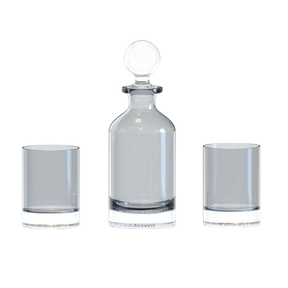 Stained Glass Decanter & Cups